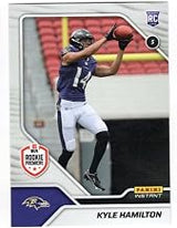 KYLE HAMILTON RC 2022 Panini Instant RPS First Look ROOKIE /823#FL8 NM+-MT+ NFL Football Rookie Premiere Ravens