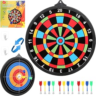 Magnetic Dart Board with 12 Magnetic Darts, Kids Dartboard Gifts