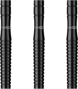 CyeeLife 3 Pcs 90% Tungsten Dart Barrels Black Curved Professional Dart Barrel Set for Advanced Players, Multiple Weights Optional (14g/16g/18g/20g/22g)