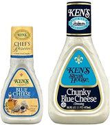 Variety, 1 Ken's Steak House Chef's Reserve Blue Cheese With Gorgonzola Dressing, 9 FL OZ, 1 Ken's Steak House Chunky Blue Cheesy Dresssing, 16 FL OZ, 1 CT