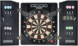 Electronic Dartboard, Built in Cabinet Doors with Integrated Scoreboard, 4 LED Displays, with 12 Soft Tip Dart Board and 150 Dart Head, for Family Game Rooms