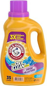 Arm & Hammer Plus Oxiclean Odor Blasters Fresh Burst, 35 Loads Liquid Laundry Detergent, 45.5 Fl Oz