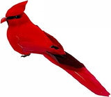 LWINGFLYER Red Cardinal Realistic Artificial Birds Ornaments Feathered Bird Model for Decoration Arts & Crafts Photo Props Floral Arrangements Home Decor Figurines