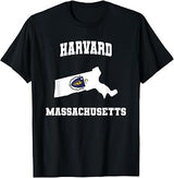 Harvard Massachusetts MA State Vintage Athletic T-Shirt