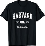 Harvard NE Vintage Athletic Sports JS01 T-Shirt