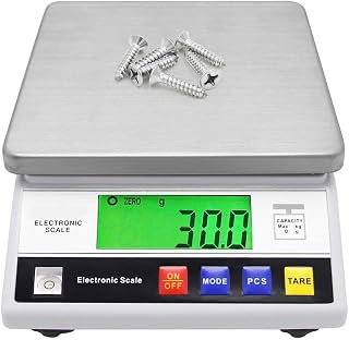 High Precision Scale 3kg 0.1g Digital Accurate Electronic Balance Lab Scale Laboratory Industrial Scale Weighing and Counting Scale Scientific Scale