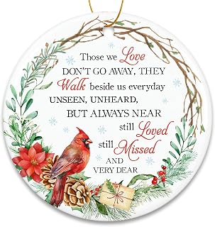 ZAGKOO Cardinal Christmas Ornament - Memorial Christmas Ornament