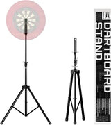 TARGET DARTS Portable Dartboard Stand | Mobile Tripod Dart Board Stands, Free Standing System with Board Mount, Indoors & Outdoors, Foldable Travel Stand for Steel & Soft Tip Dartboards