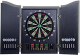 Electronic Dartboard Cabinet Set, Double Wood Door Panel Electric Darts Machine, Multiple Styles Smart Dartboard Darts Game with LED Display for Parties and Game Nights.