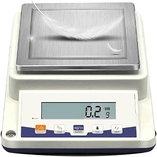 Jewelry Scales Digital Weight Grams High Precision Scale Accurate Electronic Balance Lab Laboratory Industrial Weighing and Counting Scientific,6100/0.1G (6100/0.1G