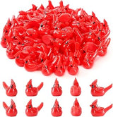 60 Pcs Mini Resin Red Cardinal Bird Figurines - Tiny Lifelike Cardinals for Christmas Ornaments, Miniature Gardens, Cake Toppers, Perfect for DIY Projects, Dollhouse, Aquarium Decor