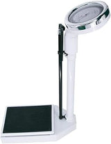 Mechanical Bathroom Scale with Oversized Dial, 2-in-1 Height & Weight Measurement, 160kg Capacity, Ideal for Schools & Hospitals, Accurate Health Medical Scale