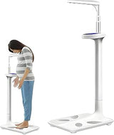 Smart Body Fat Scale - Digital Bathroom Weight Monitor with 440LB Capacity, LCD Display, Height & Body Fat Analyzer, Step-On Gym Scale for Accurate Health Tracking