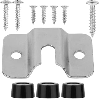Dartboard Mounting Bracket Kit, Heavy-Duty Wall Hanging Dart Board Holder with Screws, Hooks & Protective Pads, Portable Dart Games Accessories for Home, Office & Game Room Setup