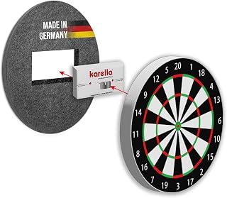 Karella Compact Sound Insulation Diameter 45 cm for Steel Darts Table, 2 TLG, Muffler for Dartboard, Noise Reduction Detectable up to 80%, Patented,