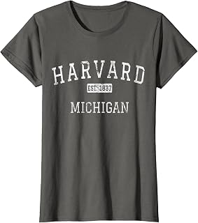 Harvard Michigan MI Vintage T-Shirt