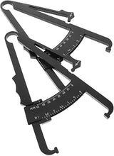 2pcs Skinfold Caliper Body Fat Tester with Dual Scale Portable Fat Clamp Measuring Device for Accurate Body Composition Measurement at Home