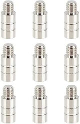 luzen 9Pcs 2g Metal Dart Weights Dart Weighting Tool Dart Weight Accessories, Silver