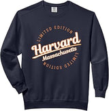 Retro Athletic Harvard MA Apparel Comfort Colors Adult Sweatshirt