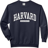 Harvard Massachusetts MA JS03 College University Style Comfort Colors Adult Sweatshirt
