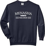 Menasha Wisconsin Comfort Colors Adult Sweatshirt