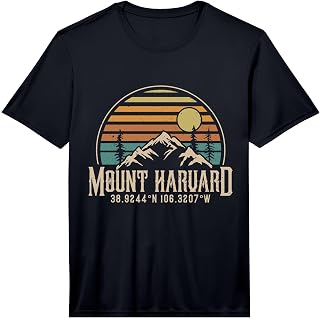 Mens Camping Mt. Harvard Colorado Hiking Mountain Mount Harvard Performance T-Shirt