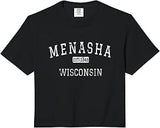 Menasha Wisconsin WI Vintage Comfort Colors Crop Top