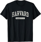 Harvard MA Vintage Athletic Sports Design JG3 T-Shirt