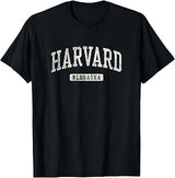 Harvard NE Vintage Athletic Sports Design JG3 T-Shirt