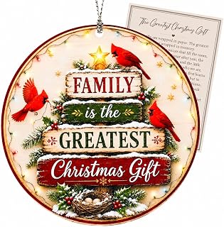 Family Christmas Ornament 2026, Cardinal Christmas Ornament, Family Ornament for Christmas Tree, Holiday Keepsake