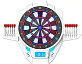 Electronic Dartboard with RGB LED Lights, 127 Game Modes,White
