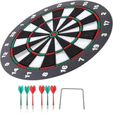 Dartboard 42cm with Soft Tips and Reusable Design