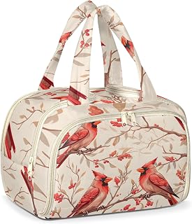Cardinals Birds Travel Toiletry Bag for Women
