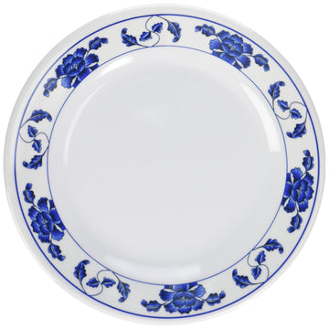 Thunder Group Wei Collection 12-Pack Plate, 7-7/8-Inch, Melamine, Brown