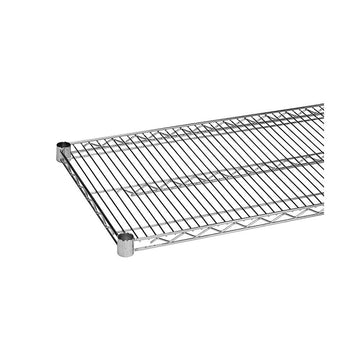 Thunder Group Chrome Plated Wire Shelves 24" X 36" with 4 Set Plastic Clip