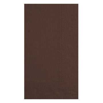Hoffmaster 180554 Dinner Napkin, Regal Embossed, 2-Ply, 1/8 Fold, 17" Length x 15" Width, Chocolate (8 Packs of 125)