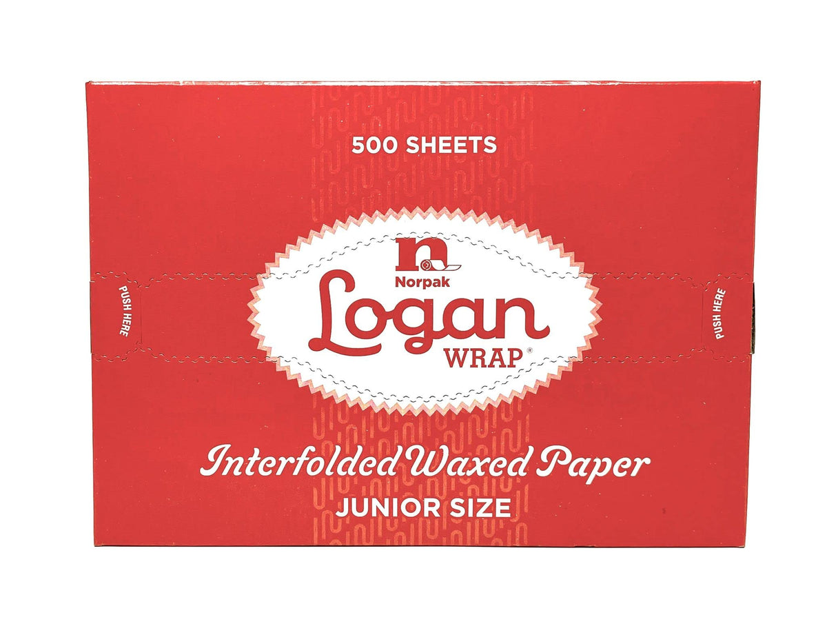 10 3/4" Length X 8" Width, LOGAN Wrap NORPAK Interfolded Wax Paper 500 Sheets view 2