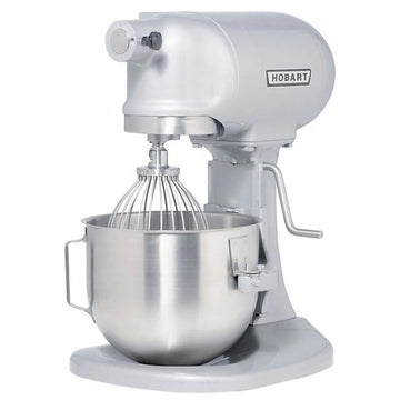 Hobart N50-60 5 Quart Commercial Countertop Planetary Stand Mixer, Heavy Duty, 3 Speeds, Gray