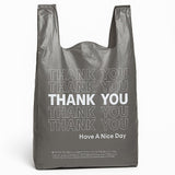 Eagle 1/6 Large Black Disposable Shopping/Merchandise Bags - 500 pcs