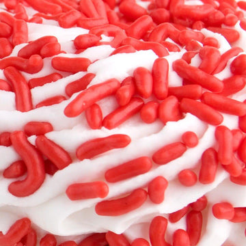 Red Sprinkles - 10 lb. By TableTop King
