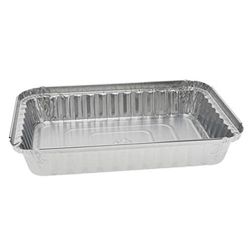 Wellcare PSP768E 1 1/2 LB Oblong Aluminum Containers (500 Per Case)