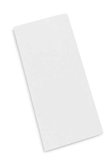 White Paper Tall-Fold Dispenser Napkins, 6 x 13 Inches, 1-Ply, Made in America, 8000 per Case