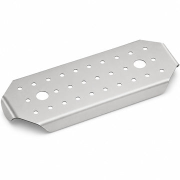1/3 Size Stainless Steel Steam Table Pan False Bottom, 10.3x4.9 Inches, NSF Listed, Dishwasher Safe, Commercial Hotel Pan Insert with Drain Holes