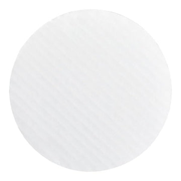 Glownary 7 Inch White Corrugated Cake Circle, Grease-Resistant, Cardboard, Single Wall Cake Drum, 100 Count Case