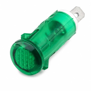 Glownary Replacement Green Working Indicator Light, Round, 1/2 Inch Diameter, 1 3/8 Inches Length, for Avantco Equipment, Carnival King, Galaxy