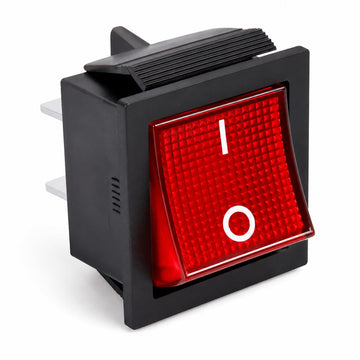 Glownary Replacement On/Off Switch for PM30R, PM50R, PM50NR, PMW17R Popcorn Poppers and CCM28 Cotton Candy Machines, Red Button, 1x1.25x1.38 Inch