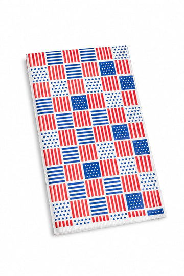 2-Ply Paper Cocktail Napkin, Beverage Napkin, 1000 Count per Case (Patriotic, Dinner Napkin)