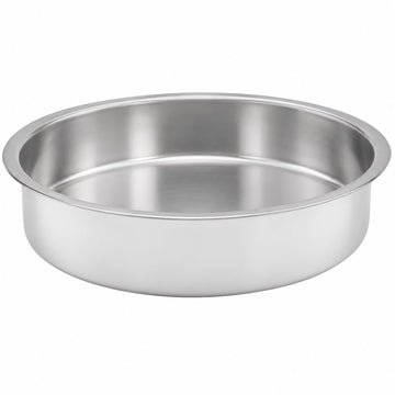 Glownary 6.5 Qt Supreme Round Stainless Steel Chafer Food Pan