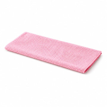 Glownary 16" x 16" Pink Microfiber General Purpose Cloth, 12/Case