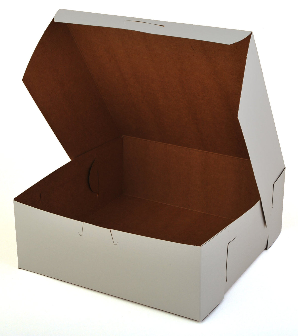 SCT White One-Piece Non-Window Bakery Boxes, 8 x 4 x 4, White, Paper, 250/Carton